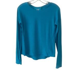 Avia Girls Aqua Blue Activewear Long Sleeve Shirt Sz XL (14-16 )